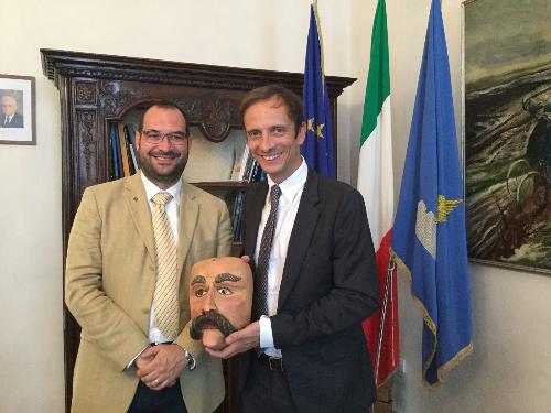 Il governatore della Regione Friuli Venezia Giulia, Massimiliano Fedriga, incontra il sindaco di Sappada, Manuel Piller Hoffer (nella foto a sinistra) – Trieste 12/06/2018